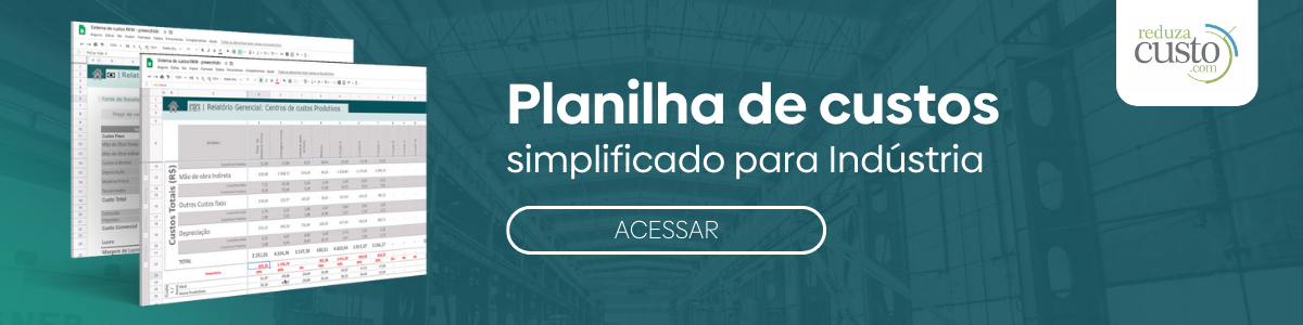 planilha de custos simplificada para indústria